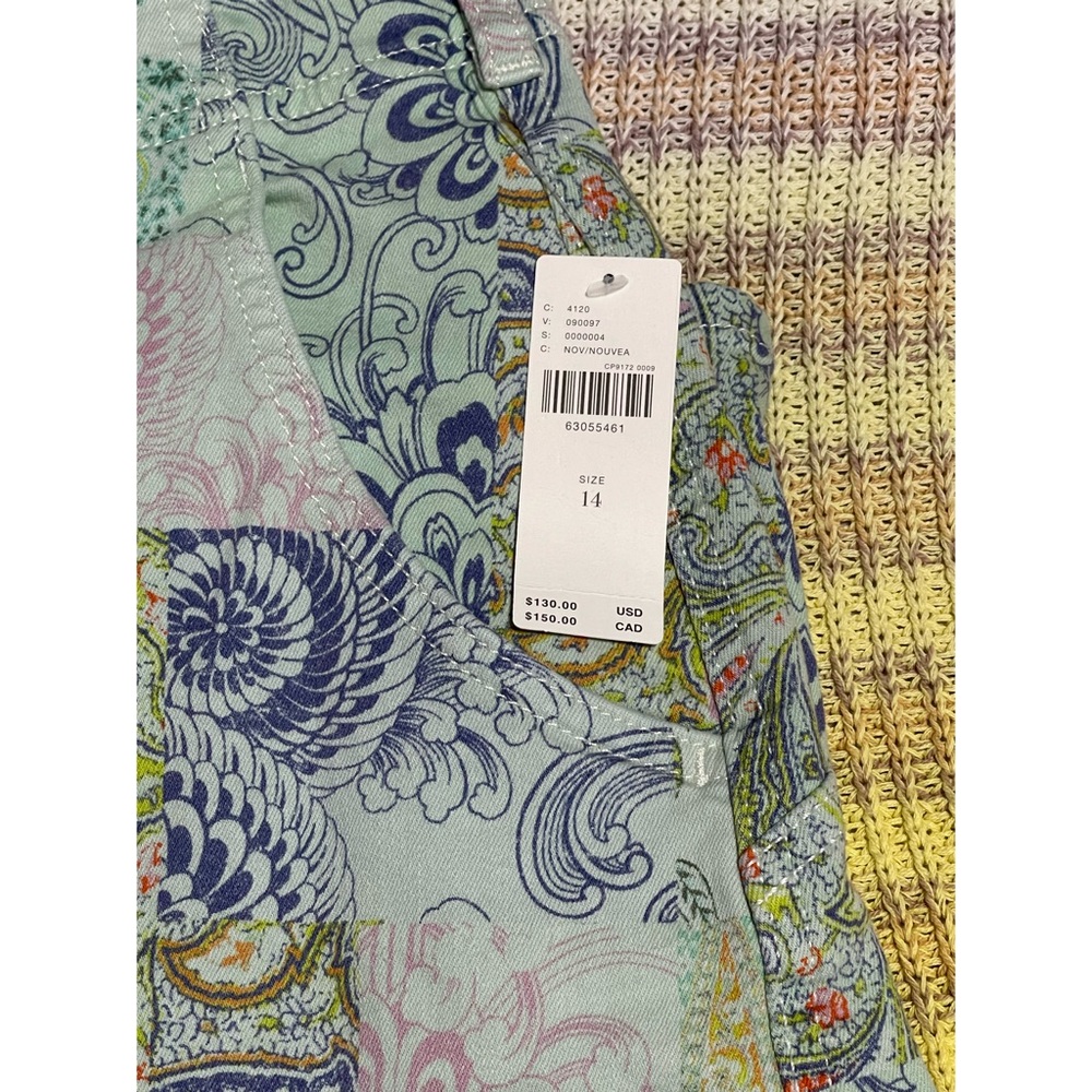 Anthropologie Pilcro Patchwork Denim Mini Skirt NWT - 14 - Picture 5 of 13